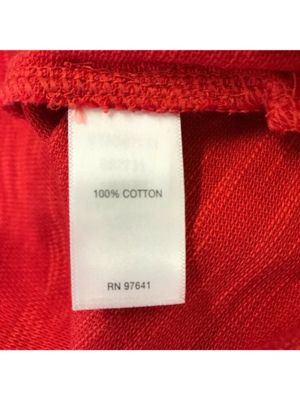NWT J. Jill Red Long Sleeve V-Neck Tunic With Front Pockets XS Cotton Blend - Picture 7 of 7
